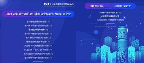 新年捷報，雙榜題名 國雙榮登2021北京軟件和信息服務業年度榜單，引領投資與管理新篇章